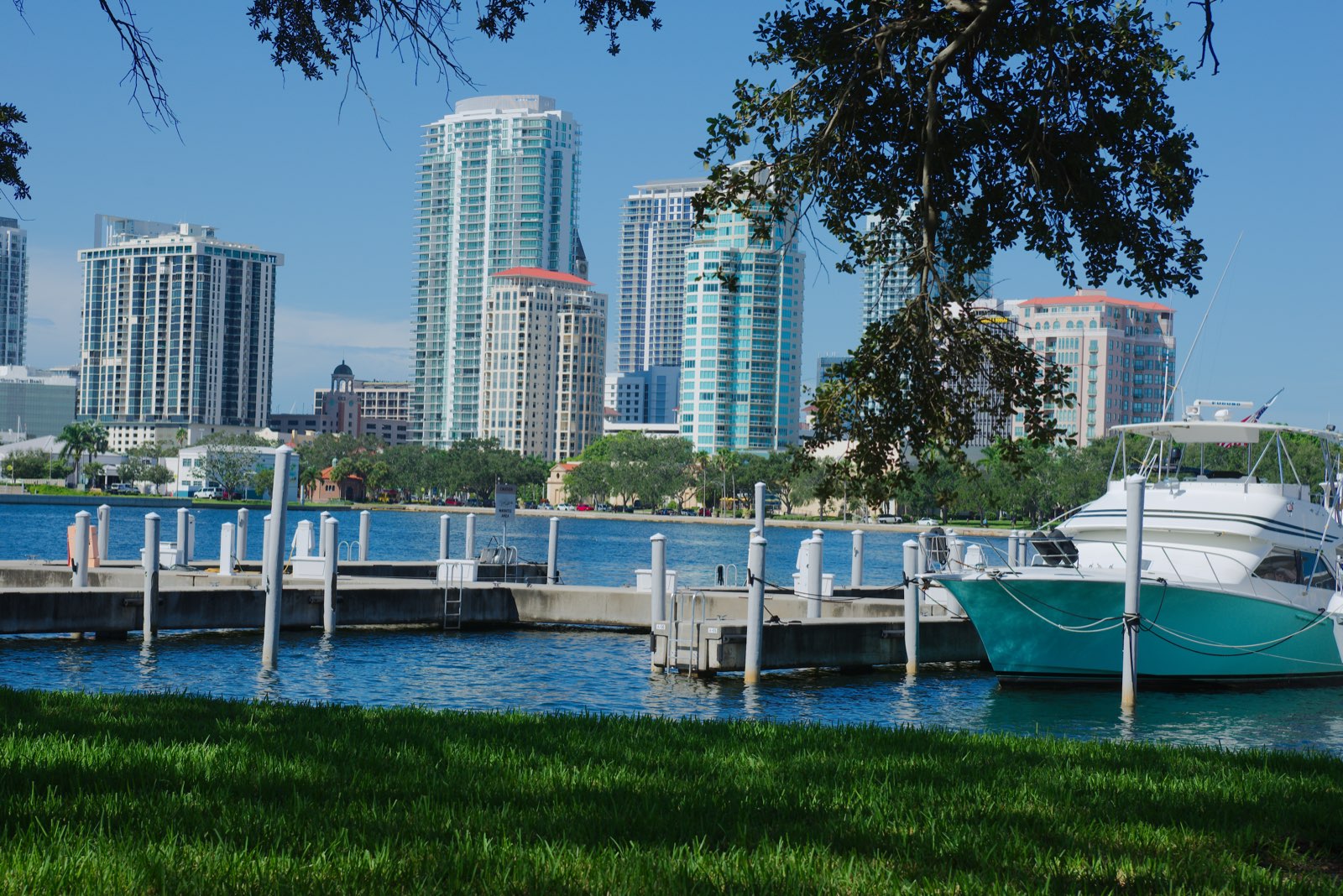St. Petersburg, Florida skyline from the waterfront